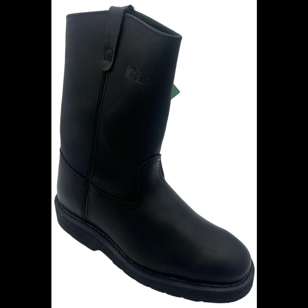 Work America Men's 10-1/2" Work Wellington Boot Black - Medium